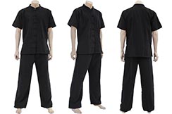 Chan Quan uniform - Mao collar & Brandenburg closure, 100% Cotton