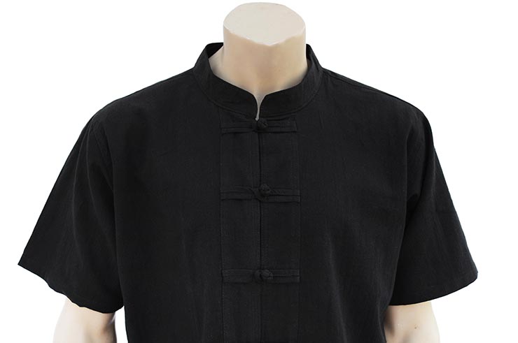 Chan Quan uniform - Mao collar & Brandenburg closure, 100% Cotton