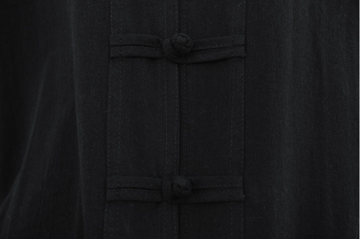 Traje Chan Quan - Cuello Mao y cierre Brandenburg, 100% Algodón