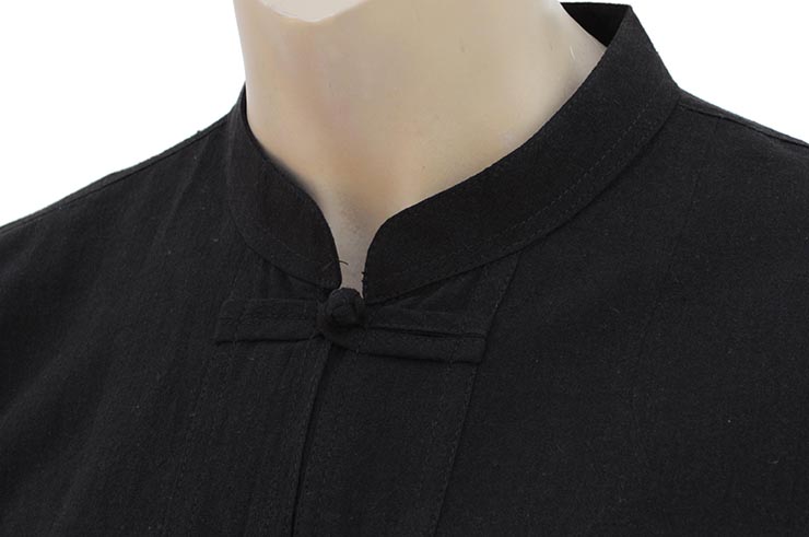 Tai Chi, Taiji top - Mao collar & Brandenburg closure, 100% Cotton