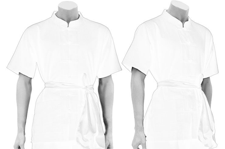 Chang Quan top - Mao collar and Brandenburg closure, Cotton