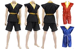 Traje de Muay Thai, Tradicional - Algodón y poliéster