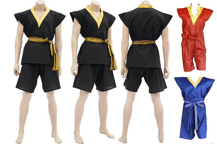 Traje de Muay Thai, Tradicional - Algodón y poliéster