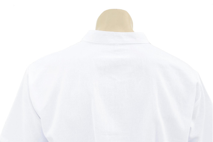 Vestido Chang Quan Colarinho mao à botões, 100% Algodão