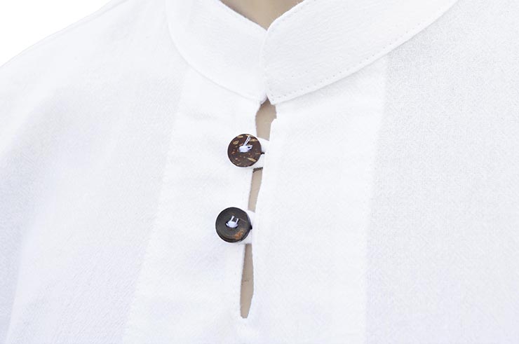 Kung-Fu Top Mao collar with buttons, 100% cotton