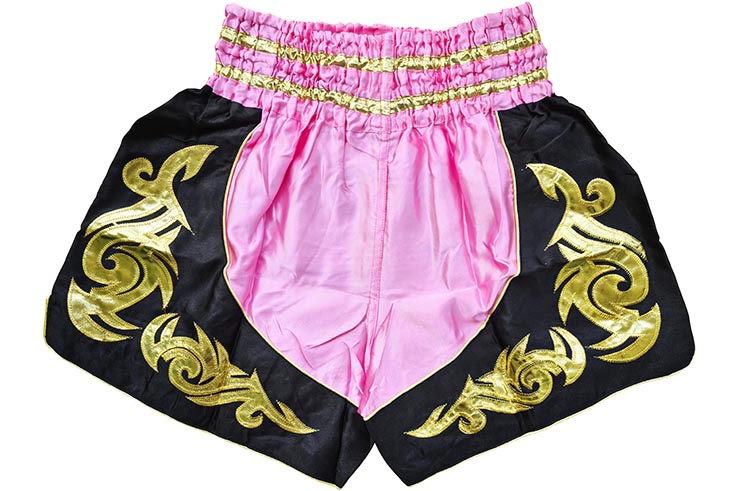 Thai boxing shorts, Gold flames, ThaiBoxing