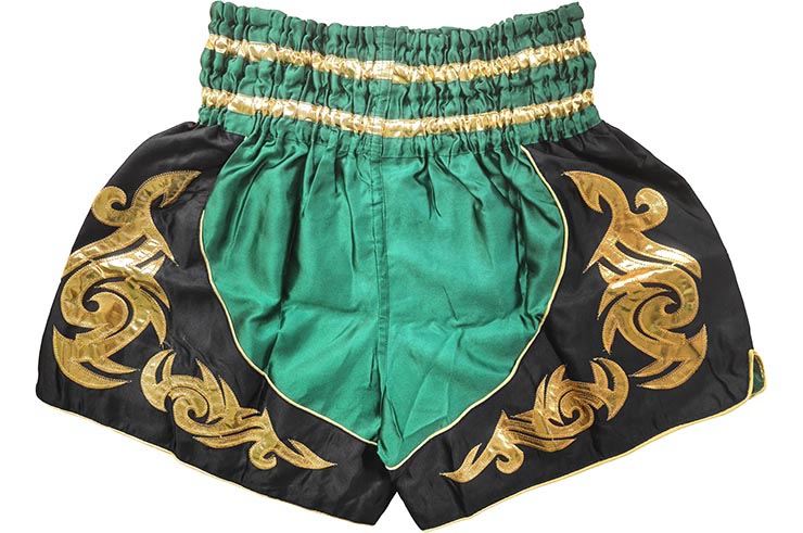 Thai boxing shorts, Gold flames, ThaiBoxing