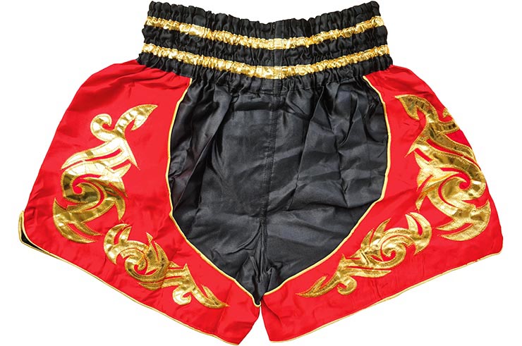 Thai boxing shorts, Gold flames, ThaiBoxing