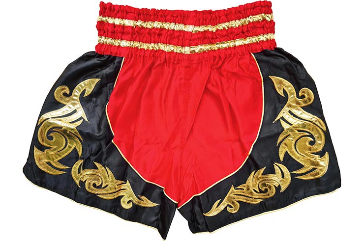 Thai boxing shorts, Gold flames, ThaiBoxing