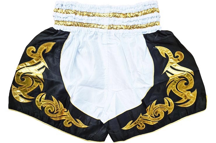 Thai boxing shorts, Gold flames, ThaiBoxing