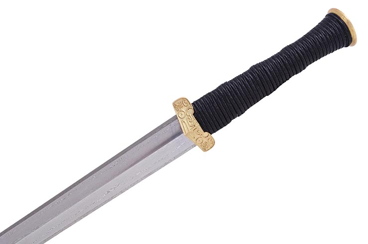 Chu Sword, Magnificent - Damascus Steel, LK Chen Forge