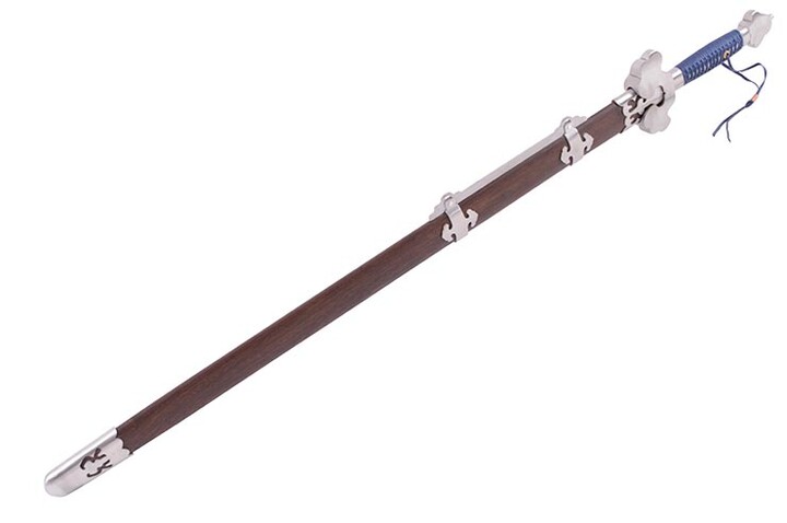 Ming Sword, Gale Wind - Damascus steel, LK Chen Forge