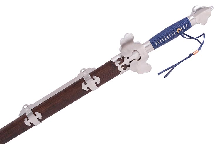 Espada Ming, Sarna Wind - Aço Damasco, Forja LK Chen