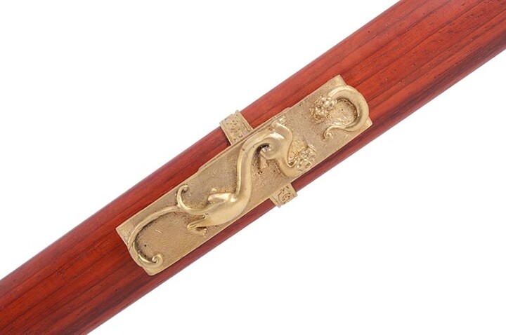 Jin Sword, Scarlet Sunrise - Damascus steel, LK Chen Forge
