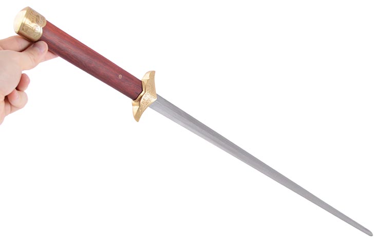 Jin Sword, Scarlet Sunrise - Damascus steel, LK Chen Forge