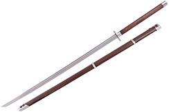 Miao BroadSword, Silver Swallow - LK Chen Forge