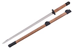 Tang Straight BroadSword, Heng Dao (Warrior grade) - LK Chen Forge