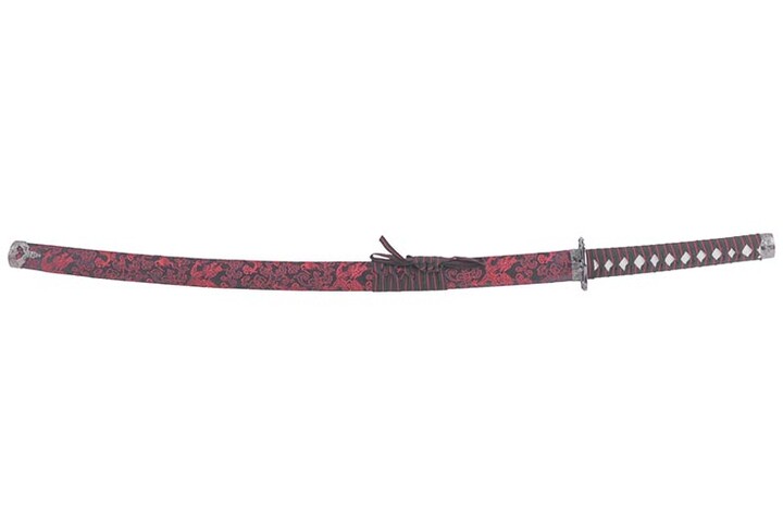 Katana Ornamental, Flowers & Dragon