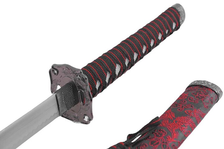 Katana Ornamental, Flores e Dragão