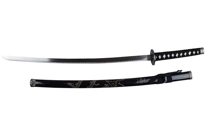 Katana Iaïto, Dragon Gravée