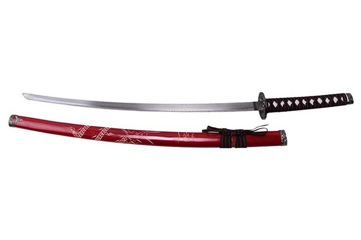 Katana Iaïto, Dragon Gravée