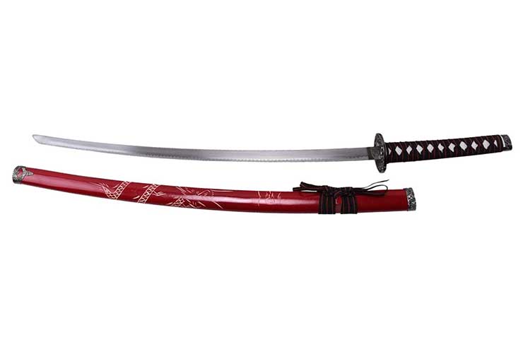 Iaito katana, Dragón grabado