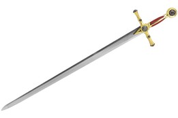Espada maçónica ornamental vermelha