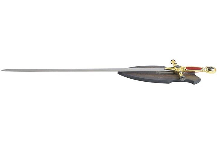 Espada maçónica ornamental vermelha