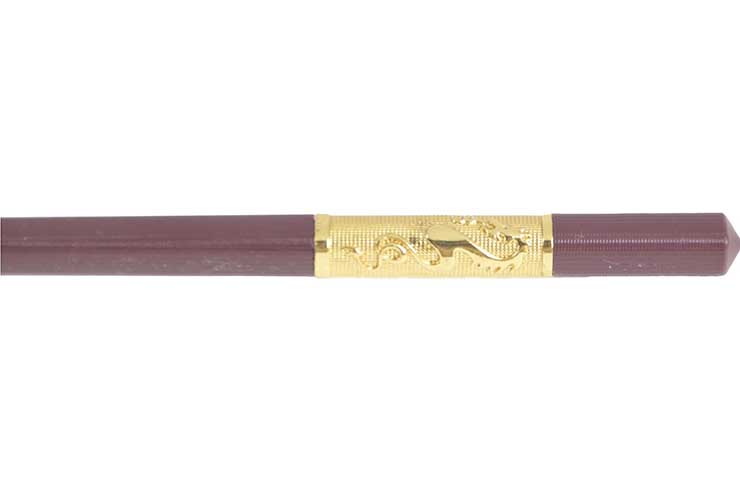 Paire de Baguettes Kuàizi, Bordeaux & dorées - Dragon