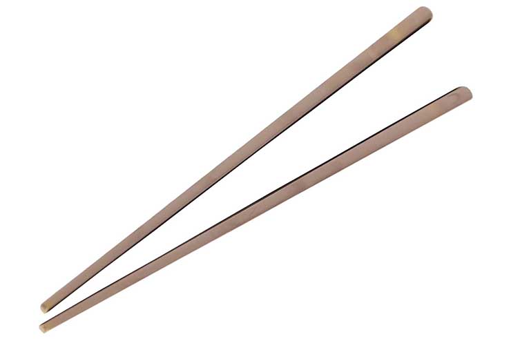 Pair of Kuàizi Chopsticks, Tinted Steel