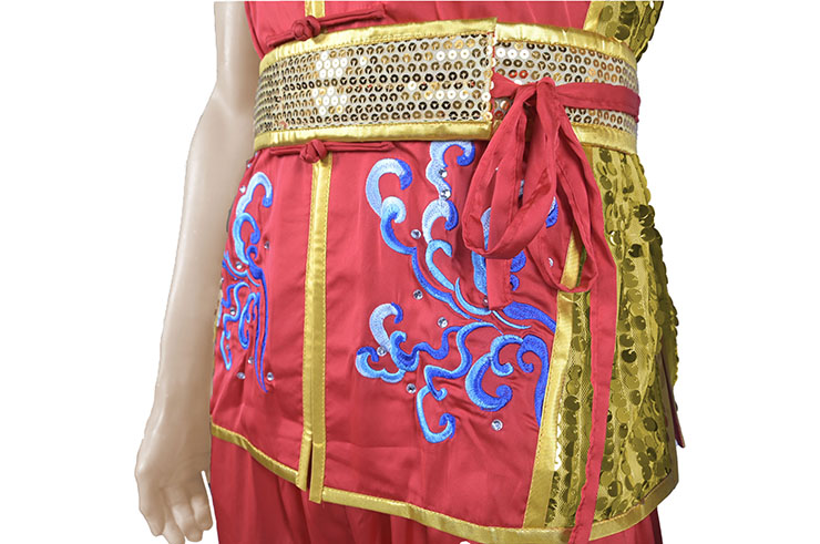 Tenue Compétition Chang Quan HanCui, Dragon Rouge & Or