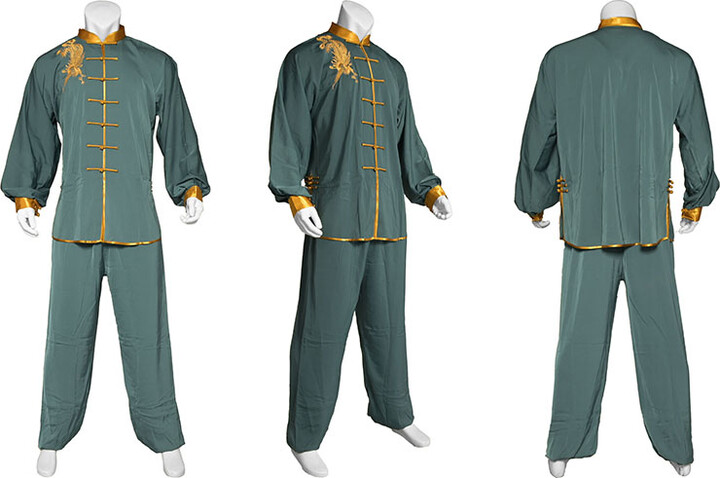 Tenue Taiji, Golden Phoenix - Imitation Soie