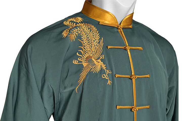 Tenue Taiji, Golden Phoenix - Imitation Soie
