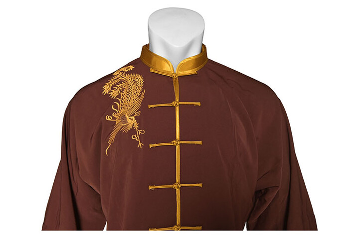 Tenue Taiji, Golden Phoenix - Imitation Soie
