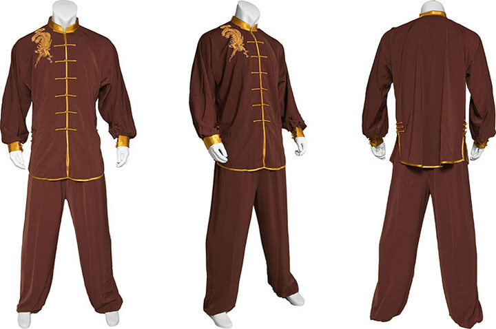 Tenue Taiji, Golden Phoenix - Imitation Soie