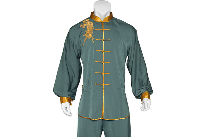 Tenue Taiji, Golden Phoenix - Imitation Soie