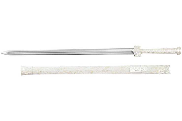 Épée Han, Blanc & or - Rigide