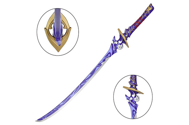 Espada de espuma, Beelzebul - Raiden Shogun, Genshin Impact