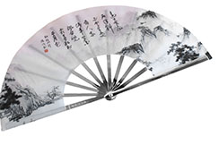 Ventilador de Tai Chi, Zinc y Aluminio (High End) - Paisaje