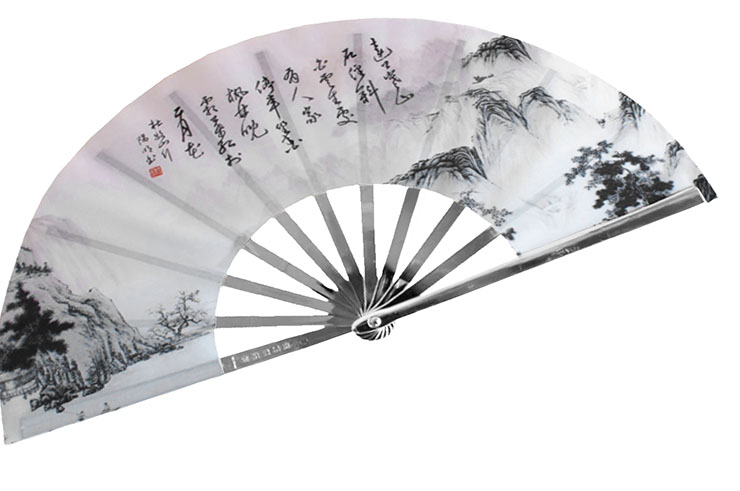 Ventilador de Tai Chi, Zinc y Aluminio (High End) - Paisaje