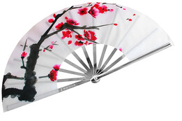 Tai Chi, Zinc & Aluminum Fan (High End) - Plum