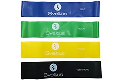 Lot de 4 bandes latex - Sveltus