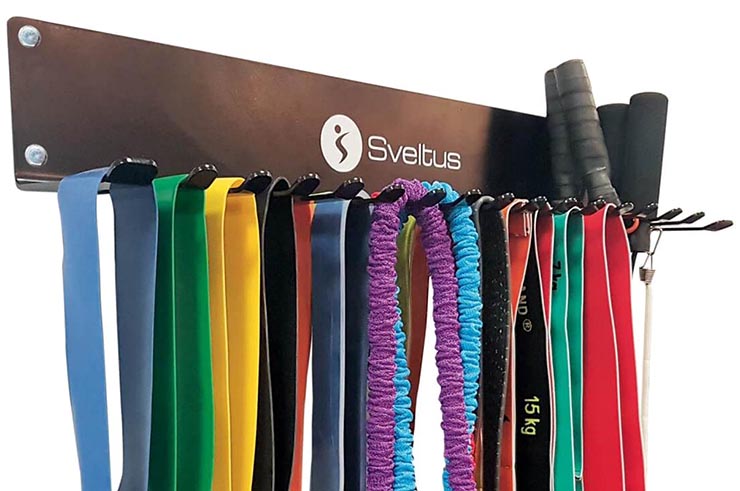 Wall rack for ropes and elastics, Sveltus