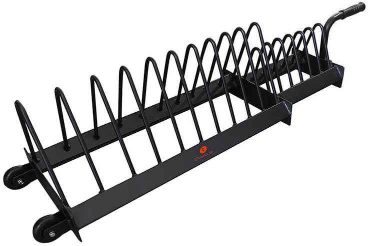 Rack for disks, rolling, Sveltus