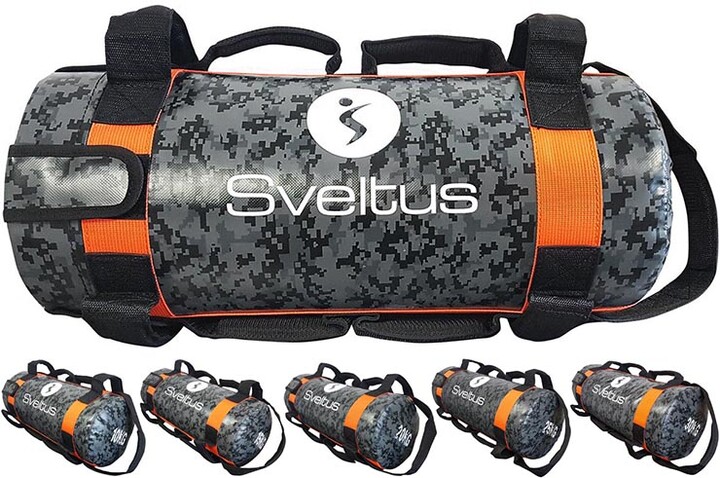 Saco de ginástica com peso, camuflado - Sandbag, Sveltus