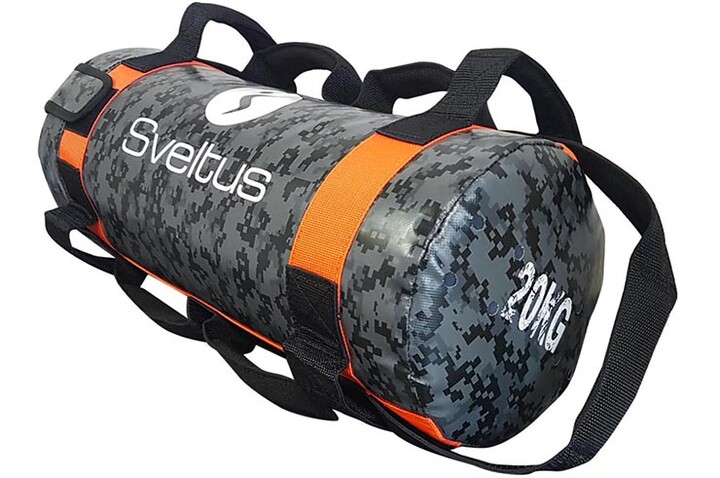 Saco de ginástica com peso, camuflado - Sandbag, Sveltus