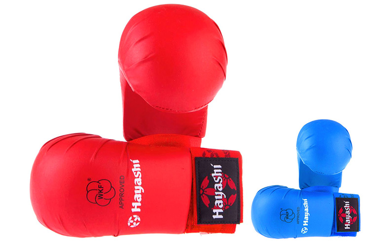 Luvas de Karaté WKF, Sem polegadas - Tsuki, Hayashi