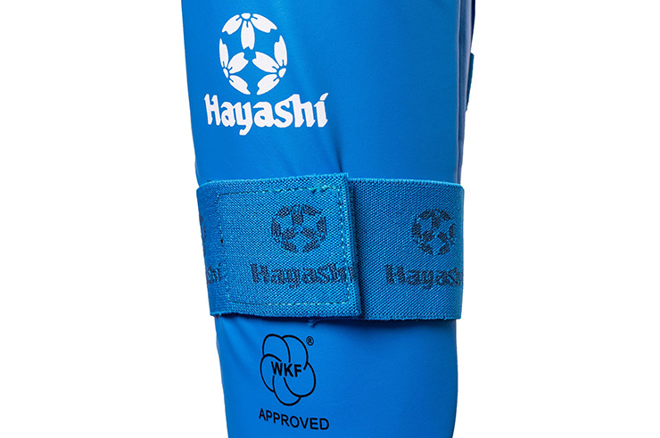 Step & Shinguards WKF, Removable, Hayashi