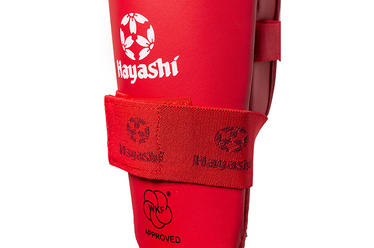 Step & Shinguards WKF, Removable, Hayashi