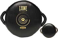 Buffalo Leather Round Punch Shield, Power Line - GM430, Leone